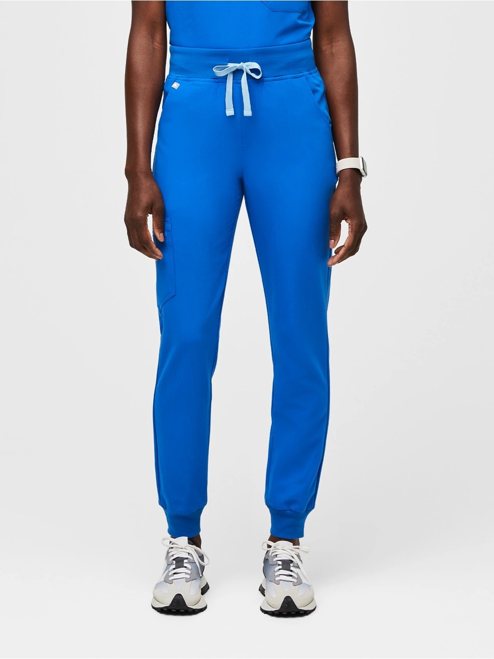 FIGS Zamora Jogger Scrub Pants Royal Blue Size XS Tall
